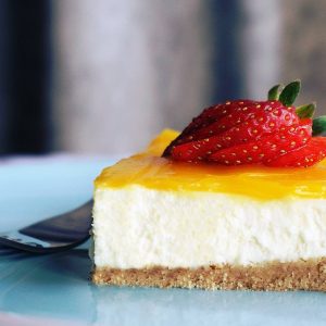 CHEESECAKE <br> Pineapple baked cheesecake <br> MELBOURNE